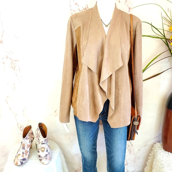 ASOS Sweaters - ASOS Mystree brushed sueded fabric cover up